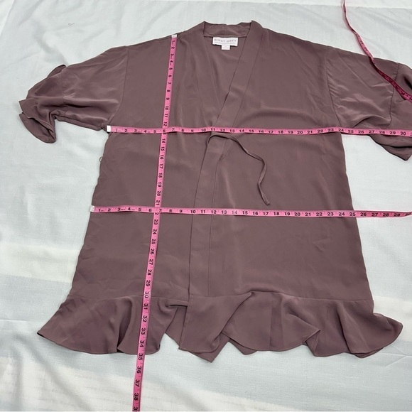 Birdy Gey Women's Size Medium Large Lavender Robe no tie - Picture 14 of 14
